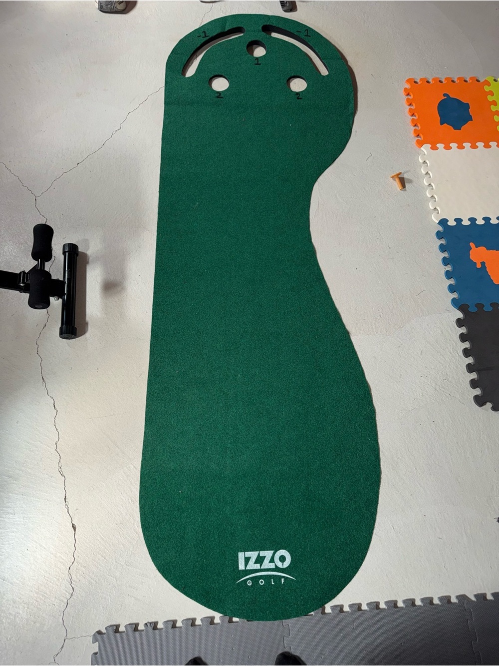 Green Putting Mat – Portable Home Golf Practice Mat